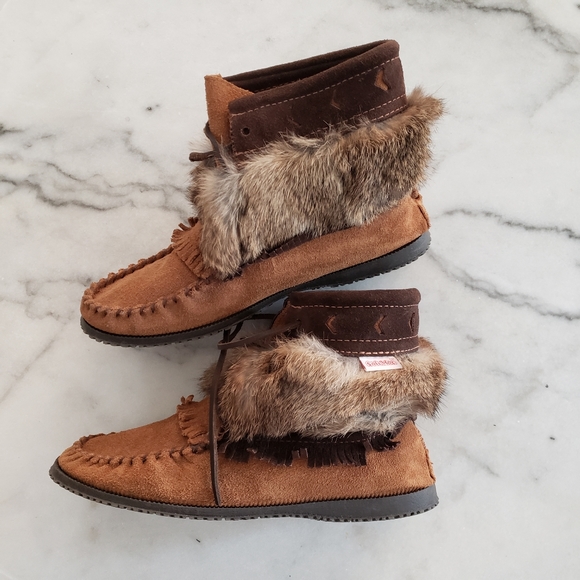 SoftMoc Moccasins Genuine Fur & Leather